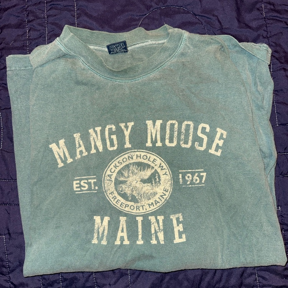 Mangy Moose Maine Graphic T-Shirt